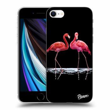 Hülle für Apple iPhone SE 2022 - Flamingos zu zweit