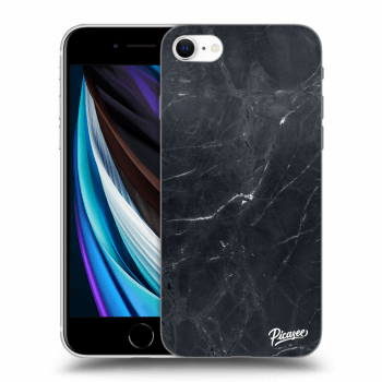 Hülle für Apple iPhone SE 2022 - Black marble