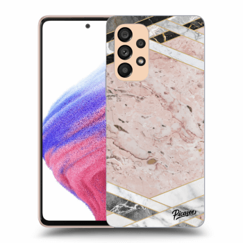 Hülle für Samsung Galaxy A53 5G - Pink geometry