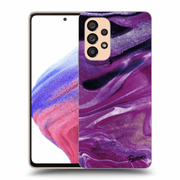 Hülle für Samsung Galaxy A53 5G - Purple glitter
