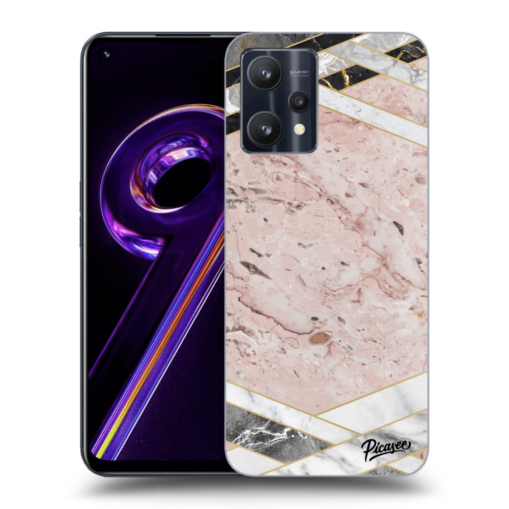 Picasee ULTIMATE CASE für Realme 9 Pro 5G - Pink geometry