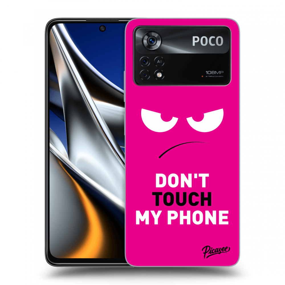 Picasee ULTIMATE CASE für Xiaomi Poco X4 Pro 5G - Angry Eyes - Pink