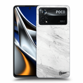 Hülle für Xiaomi Poco X4 Pro 5G - White marble