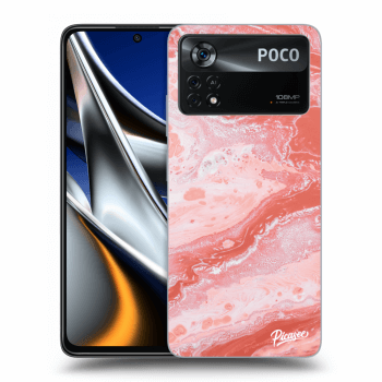 Picasee ULTIMATE CASE für Xiaomi Poco X4 Pro 5G - Red liquid