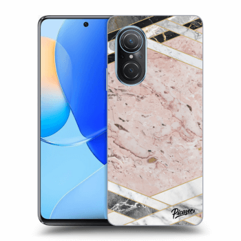 Hülle für Huawei Nova 9 SE - Pink geometry