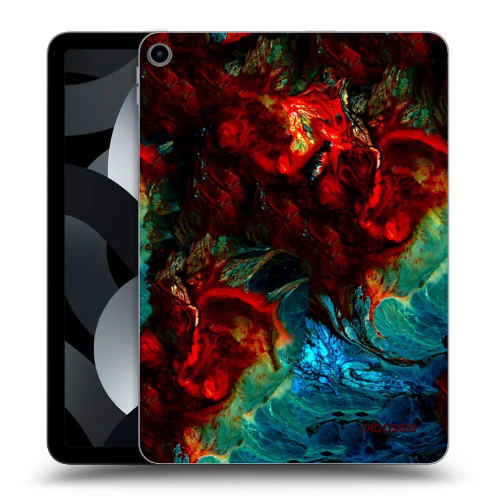 Picasee transparente Silikonhülle für Apple iPad Air 5 10.9" 2022 - Universe