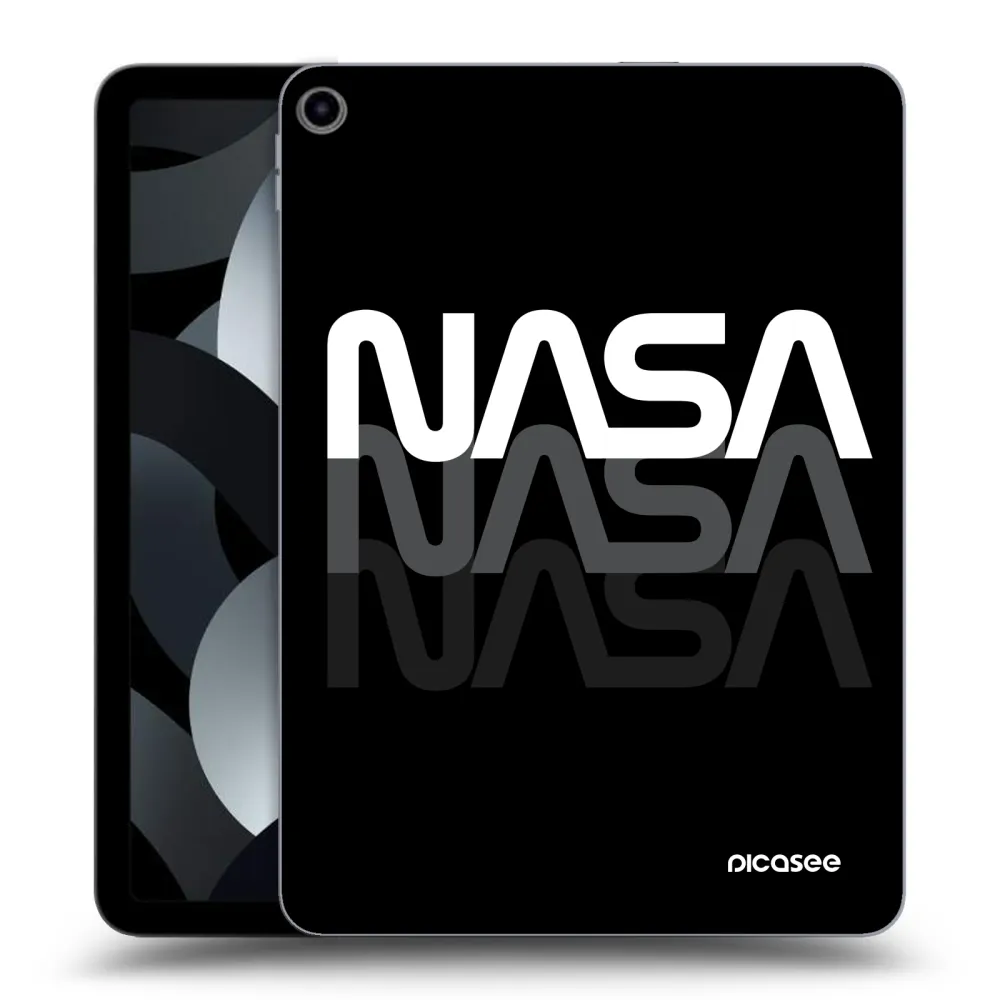 Picasee transparente Silikonhülle für Apple iPad Air 5 10.9" 2022 - NASA Triple
