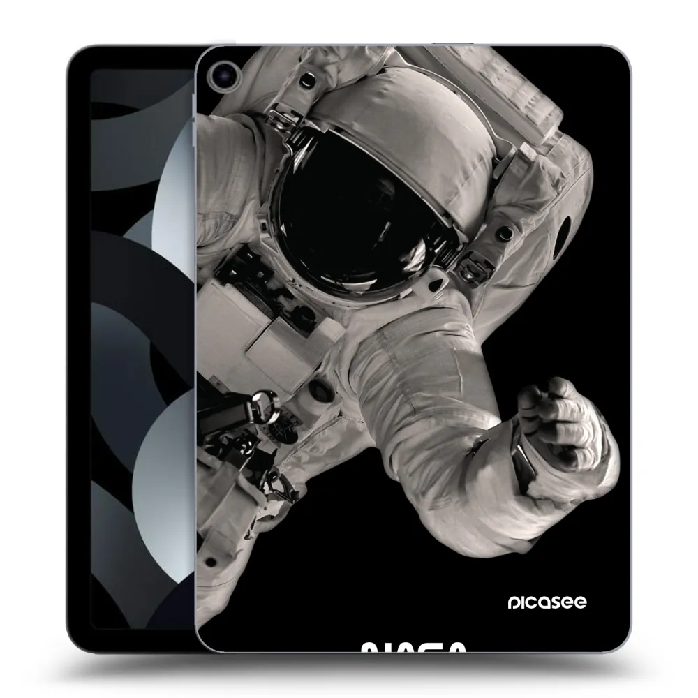 Picasee transparente Silikonhülle für Apple iPad Air 5 10.9" 2022 - Astronaut Big