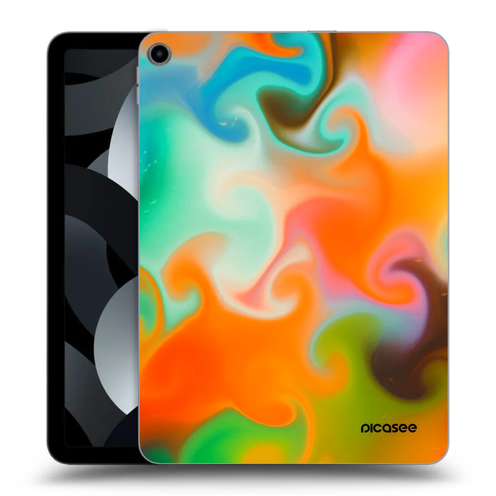Picasee transparente Silikonhülle für Apple iPad Air 5 10.9" 2022 - Juice