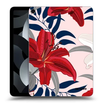Hülle für Apple iPad Air 5 10.9" 2022 - Red Lily