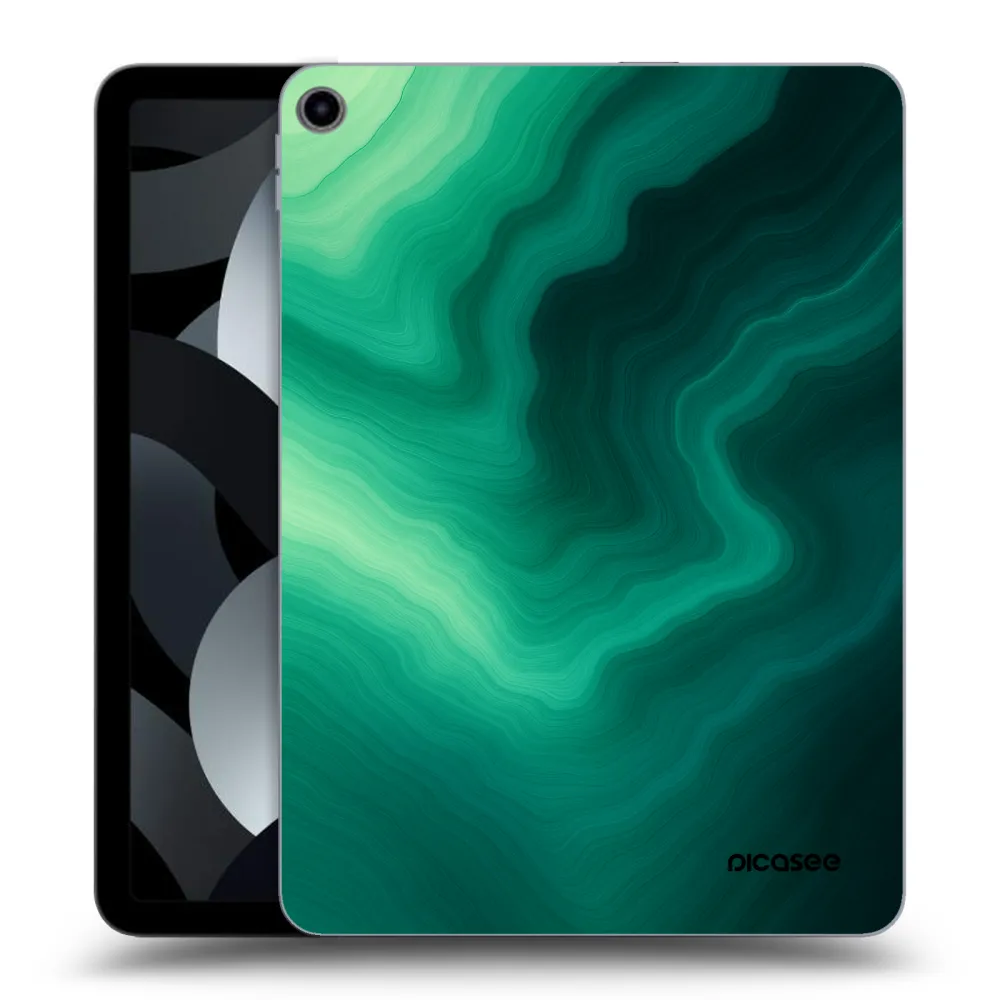 Picasee transparente Silikonhülle für Apple iPad Air 5 10.9" 2022 - Malachite
