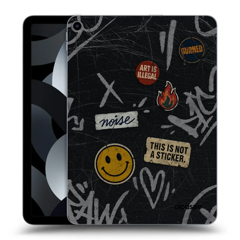 Picasee transparente Silikonhülle für Apple iPad Air 5 10.9" 2022 - STICKERS x TAGS