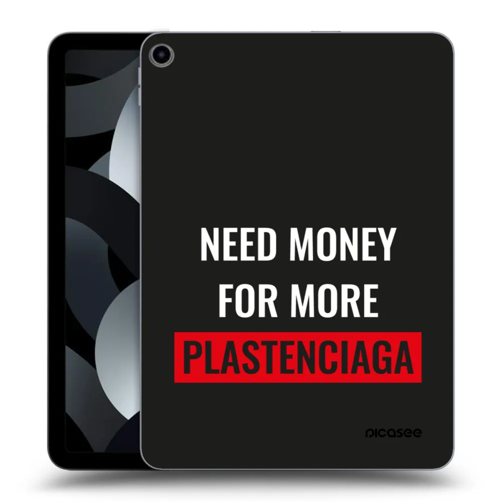 Picasee transparente Silikonhülle für Apple iPad Air 5 10.9" 2022 - More PLASTENCIAGA