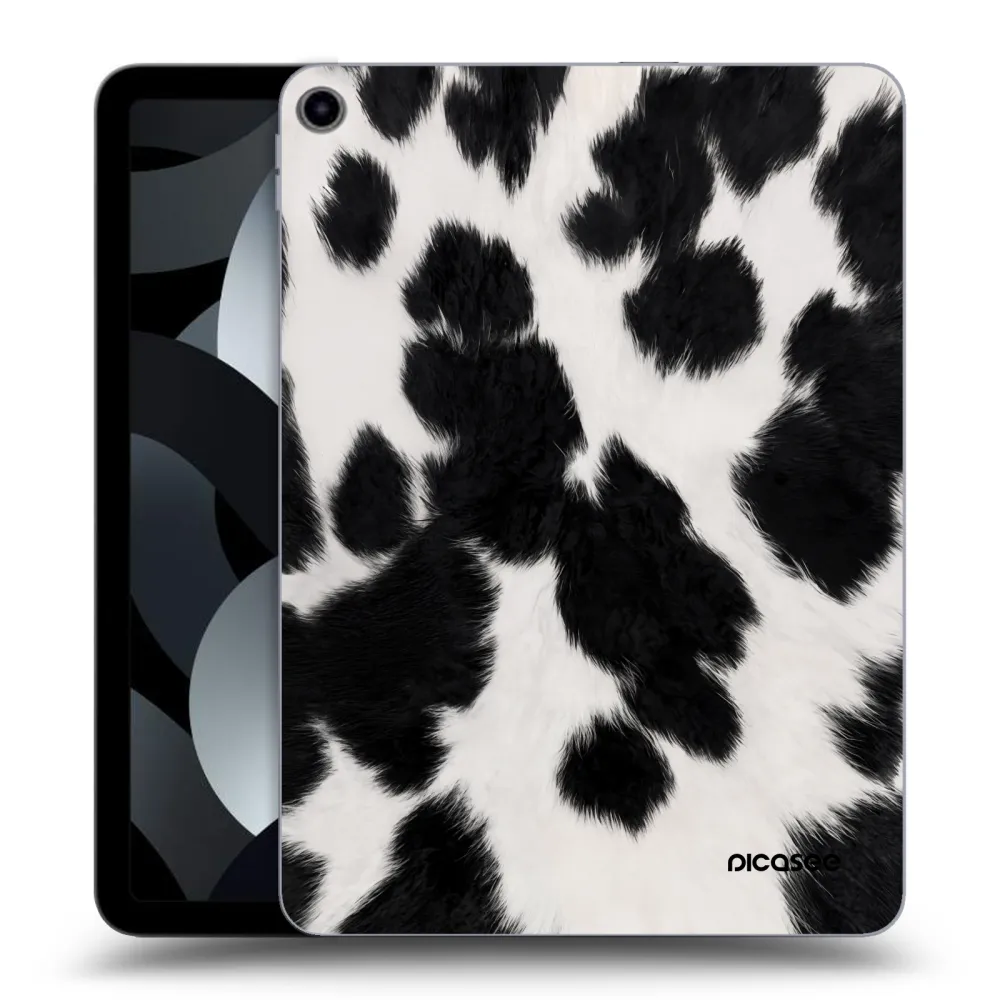 Picasee transparente Silikonhülle für Apple iPad Air 5 10.9" 2022 - Black Moo