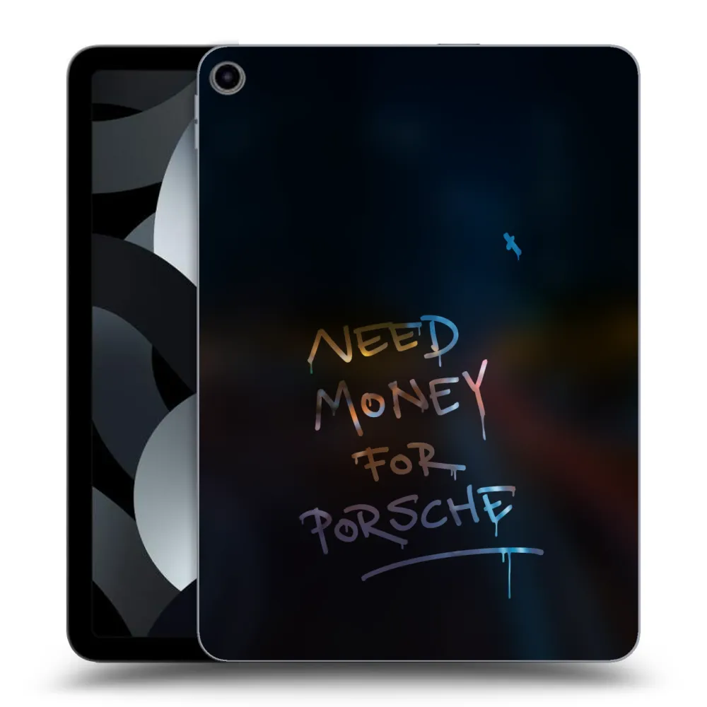 Picasee transparente Silikonhülle für Apple iPad Air 5 10.9" 2022 - Neon Nights