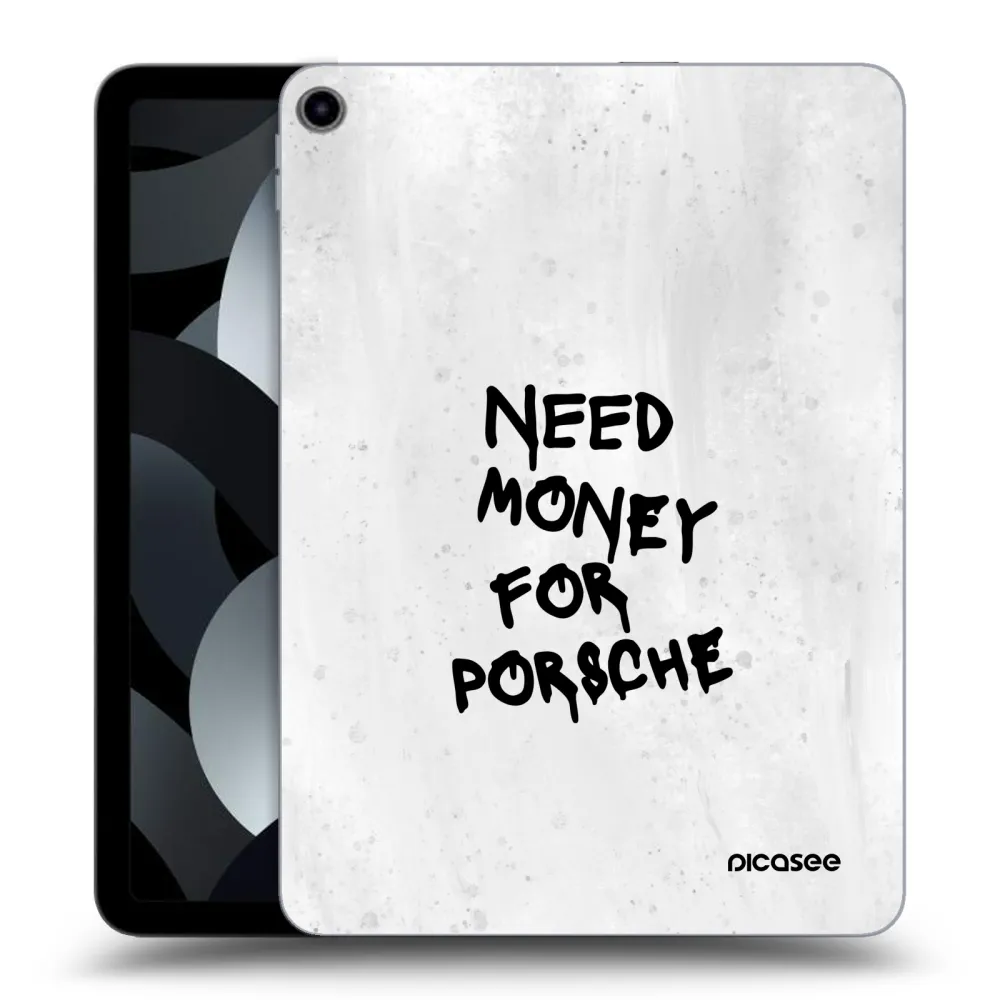 Picasee transparente Silikonhülle für Apple iPad Air 5 10.9" 2022 - White Dollar