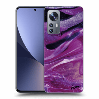 Hülle für Xiaomi 12 - Purple glitter