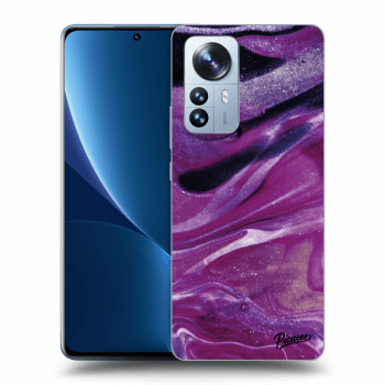 Hülle für Xiaomi 12 Pro - Purple glitter