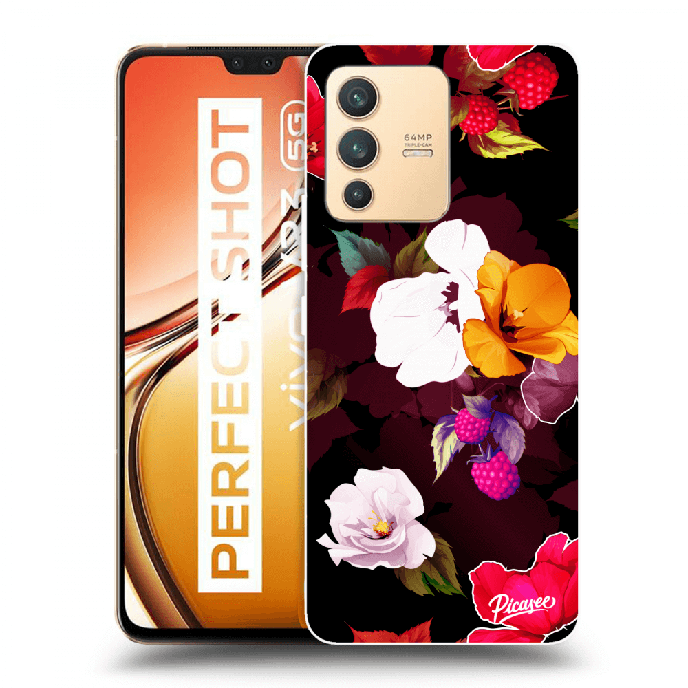 Picasee ULTIMATE CASE für Vivo V23 5G - Flowers and Berries