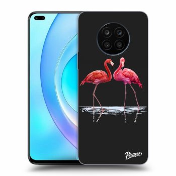 Hülle für Honor 50 Lite - Flamingos zu zweit