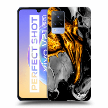 Picasee ULTIMATE CASE für Vivo V21 5G - Black Gold