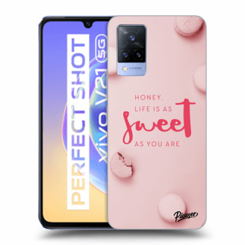 Picasee ULTIMATE CASE für Vivo V21 5G - Life is as sweet as you are