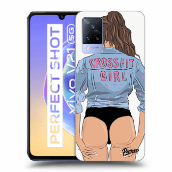 Hülle für Vivo V21 5G - Crossfit girl - nickynellow
