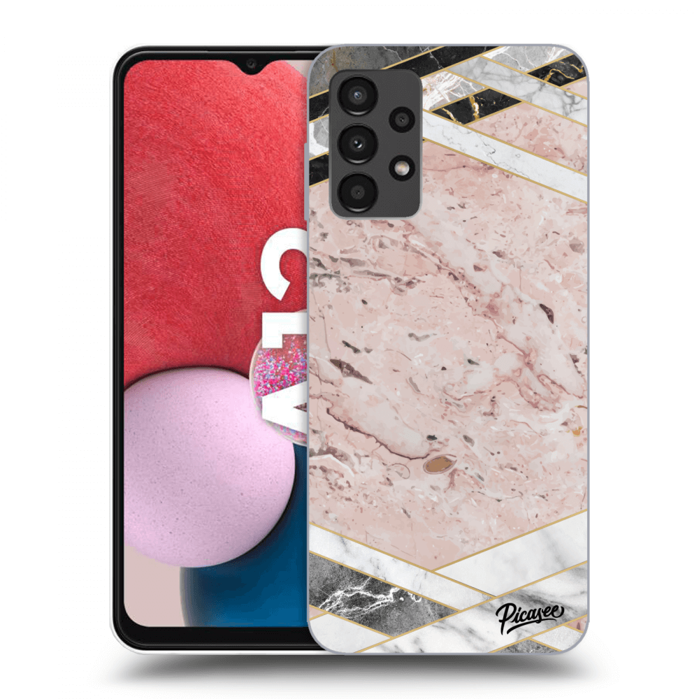 Picasee ULTIMATE CASE für Samsung Galaxy A13 4G A135 - Pink geometry