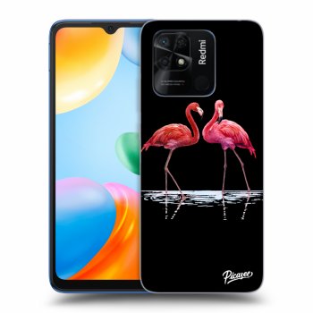 Hülle für Xiaomi Redmi 10C - Flamingos zu zweit