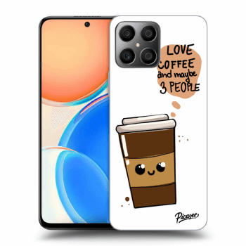 Hülle für Honor X8 - Cute coffee