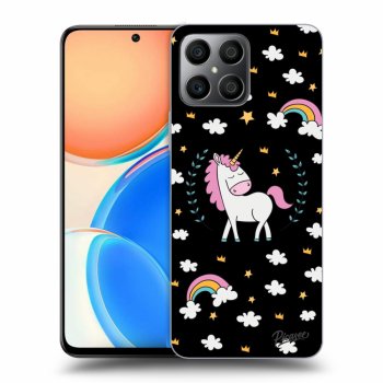Hülle für Honor X8 4G - Einhorn Sternenhimmel