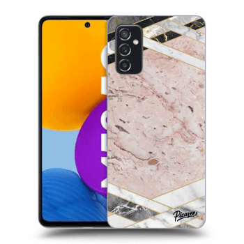 Hülle für Samsung Galaxy M52 5G - Pink geometry
