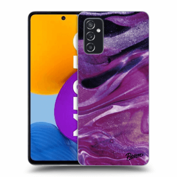 Hülle für Samsung Galaxy M52 5G - Purple glitter