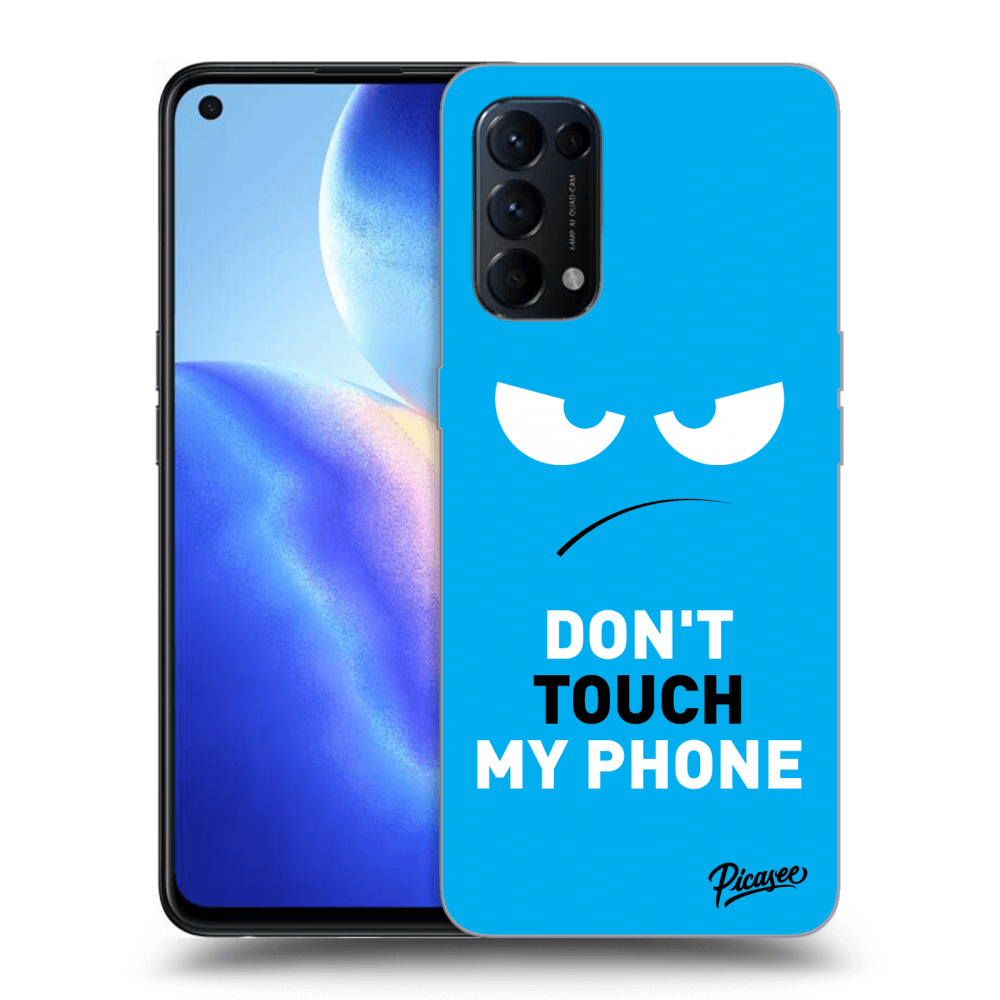 Picasee ULTIMATE CASE für OPPO Reno 5 5G - Angry Eyes - Blue