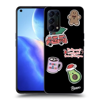 Hülle für OPPO Reno 5 5G - Christmas Stickers