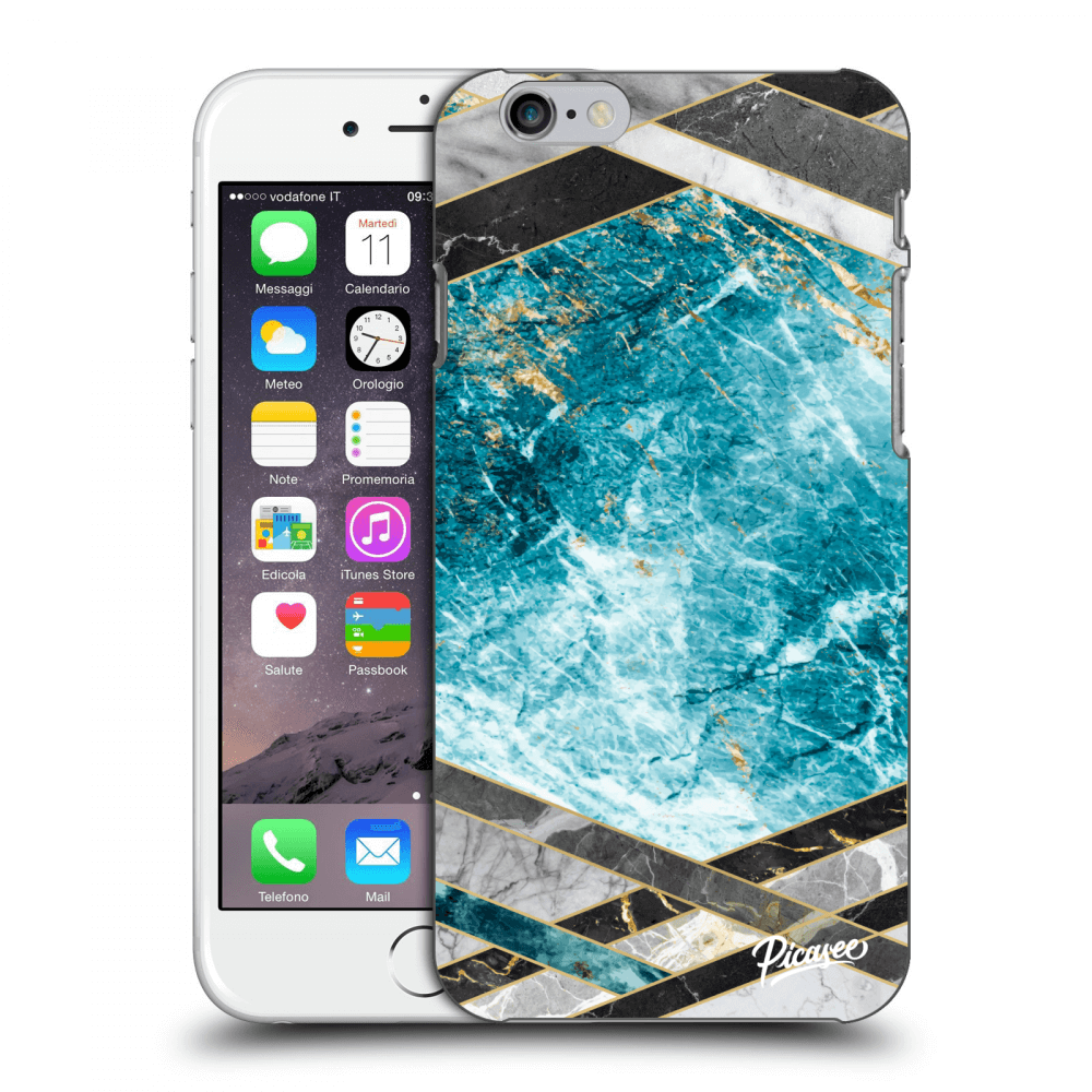 Picasee ULTIMATE CASE für Apple iPhone 6/6S - Blue geometry