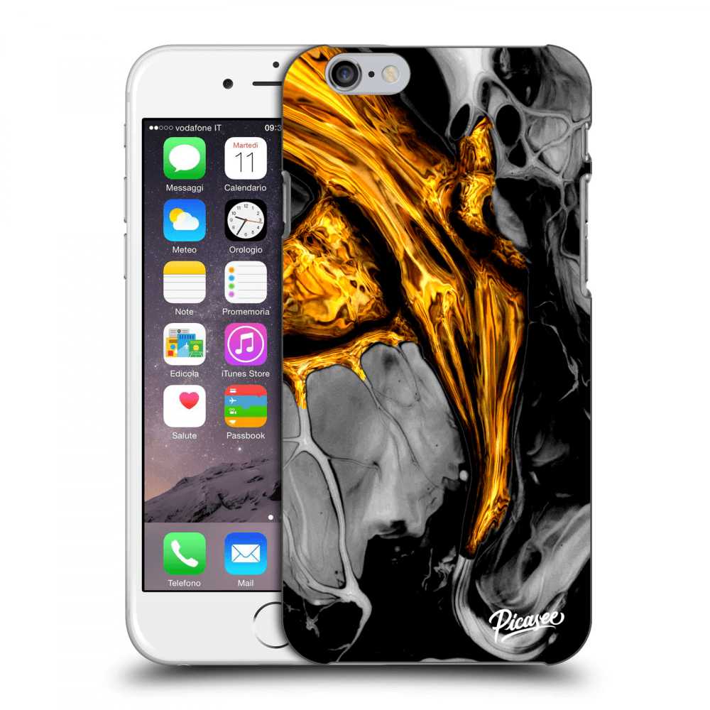 Picasee ULTIMATE CASE für Apple iPhone 6/6S - Black Gold