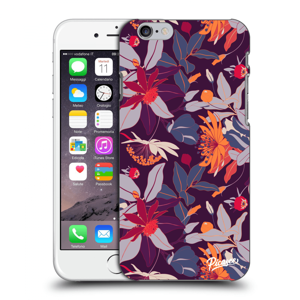 Picasee ULTIMATE CASE für Apple iPhone 6/6S - Purple Leaf