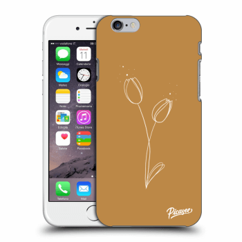 Picasee Apple iPhone 6/6S Hülle - Transparentes Silikon - Tulips