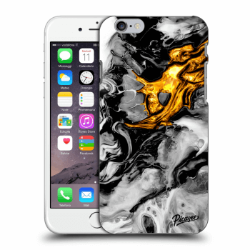 Hülle für Apple iPhone 6/6S - Black Gold 2