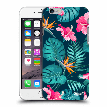 Hülle für Apple iPhone 6/6S - Pink Monstera