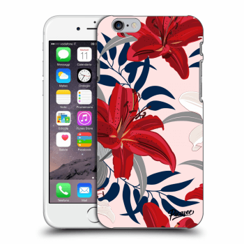 Hülle für Apple iPhone 6/6S - Red Lily