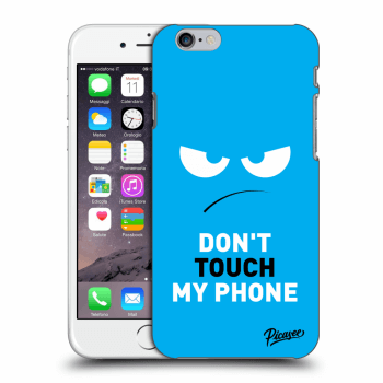 Hülle für Apple iPhone 6/6S - Angry Eyes - Blue
