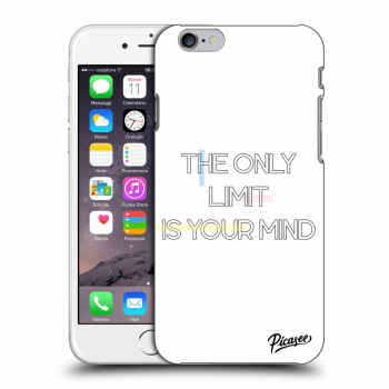 Picasee Apple iPhone 6/6S Hülle - Transparentes Silikon - The only limit is your mind
