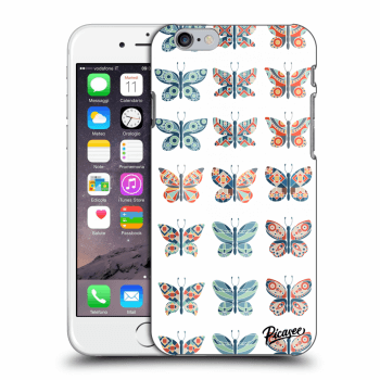 Picasee Apple iPhone 6/6S Hülle - Transparenter Kunststoff - Butterflies