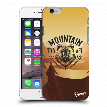 Picasee Apple iPhone 6/6S Hülle - Schwarzes Silikon - Mountain bear