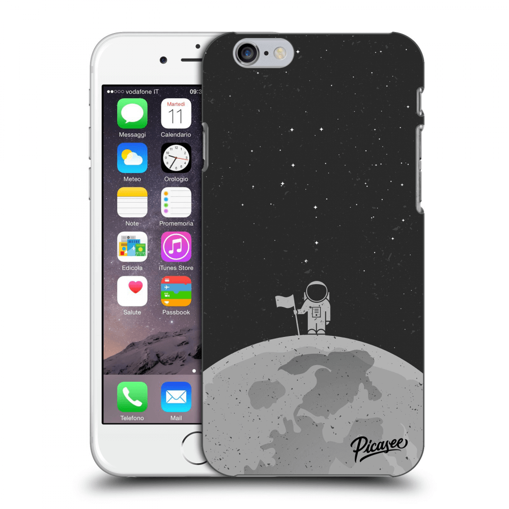 Picasee Apple iPhone 6/6S Hülle - Transparentes Silikon - Astronaut