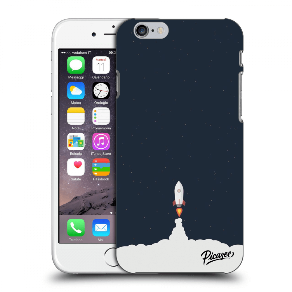 Picasee Apple iPhone 6/6S Hülle - Transparentes Silikon - Astronaut 2