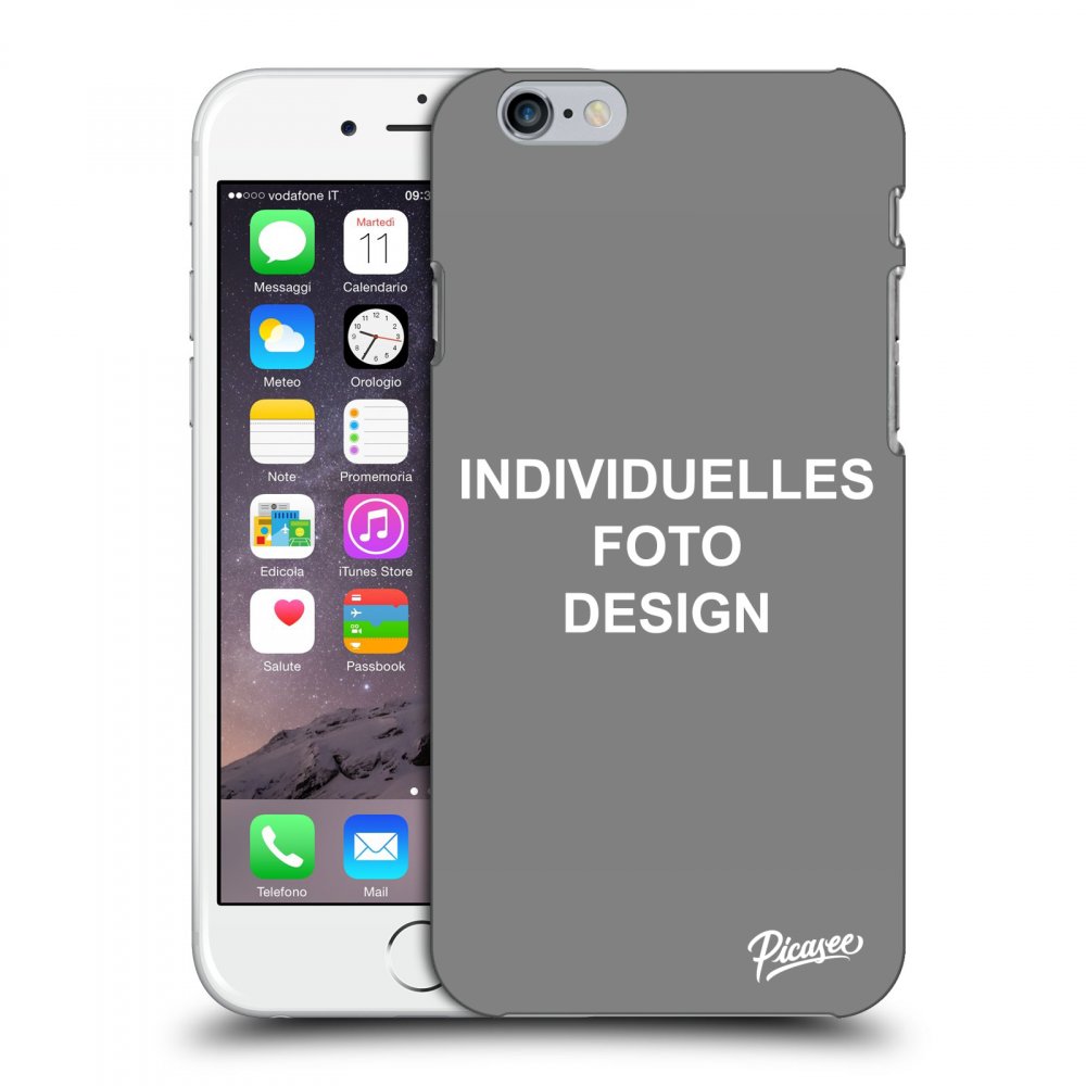 Picasee Apple iPhone 6/6S Hülle - Transparentes Silikon - Individuelles Fotodesign