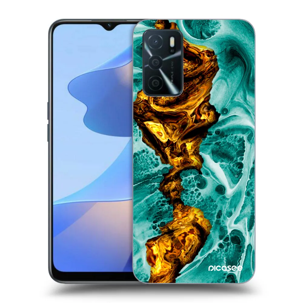 Picasee ULTIMATE CASE für OPPO A16s - Goldsky